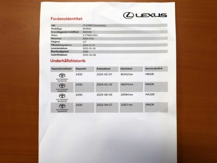 Lexus NX 350h AWD Executive Line | President | Mark Levinson | Panoramada