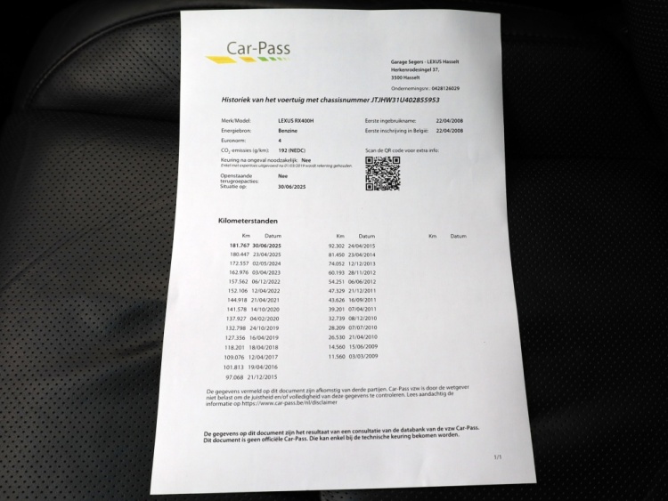 Lexus RX 400h Executive | BTW | Mark Levinson | Leder | Stoelverwarming